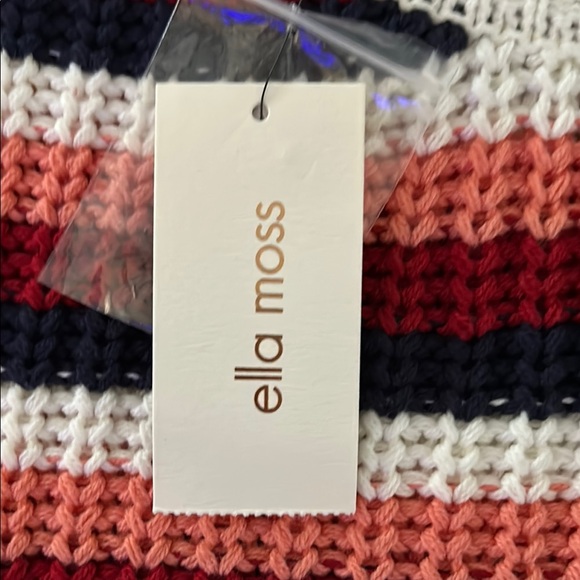 Striped Knit Sweater - Red, White, and Black - Picture 4 of 9